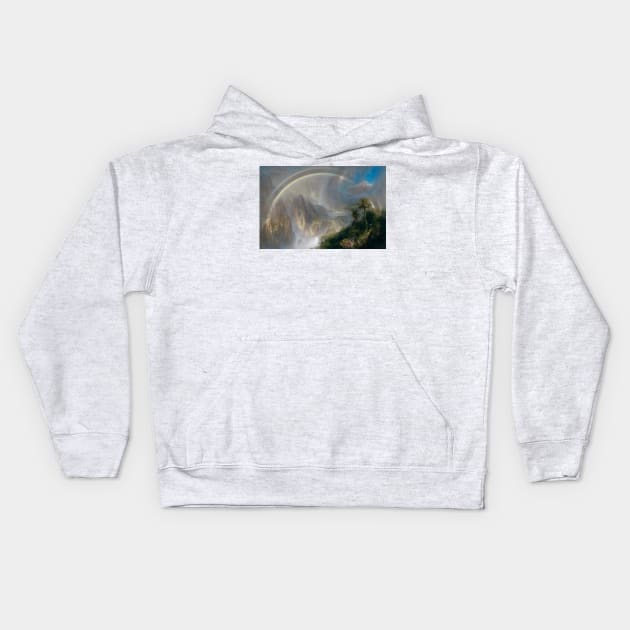 Rainy Season in the Tropics by Frederic Edwin Church Kids Hoodie by Classic Art Stall